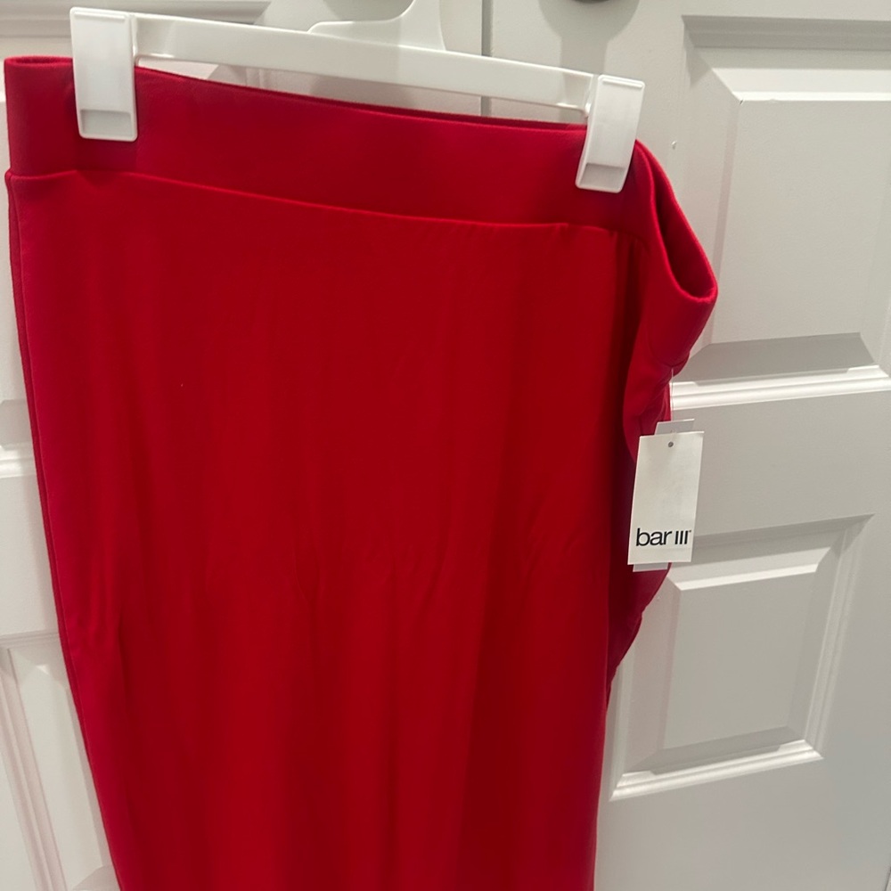 Bar III Red Skirt
